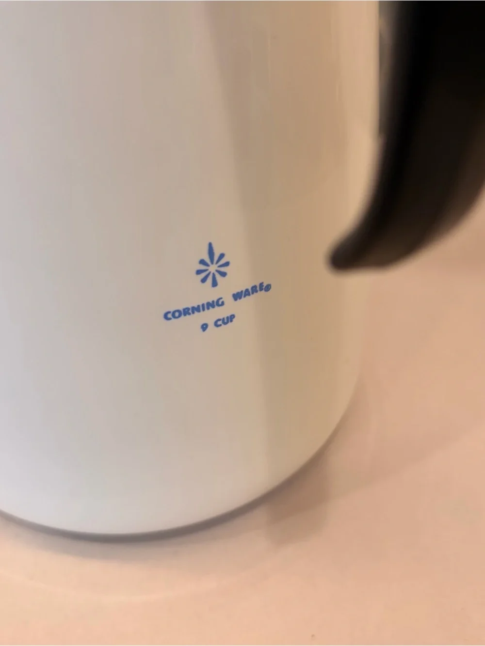 Vintage CorningWare Blue Cornflower 9-Cup Stovetop Percolator Coffee Pot